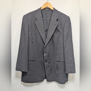 Georgio Armani‎ Collezioni Suit Jacket in Gray Size 44R Wool Event Wedding ITALY